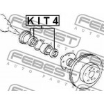 Febest Στεγανοπ. δακτύλιος, Πλήμνη - KIT4