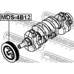 Febest Τροχαλία ιμάντα, Στροφαλοφόρος Άξονας - MDS-4B12