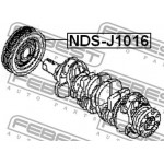 Febest Τροχαλία ιμάντα, Στροφαλοφόρος Άξονας - NDS-J1016