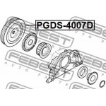 Febest Τροχαλία ιμάντα, Στροφαλοφόρος Άξονας - PGDS-4007D