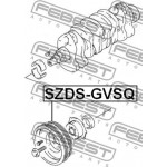 Febest Τροχαλία ιμάντα, Στροφαλοφόρος Άξονας - SZDS-GVSQ