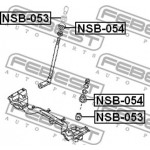 Febest Χιτώνιο, Ζήτα Τιμονιού - NSB-053