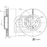 Febi Bilstein Δισκόπλακα - 171471