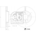 Febi Bilstein Δισκόπλακα - 175496
