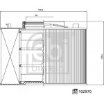 Febi Bilstein Φίλτρο Αέρα - 102970