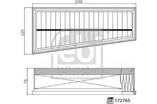 Febi Bilstein Φίλτρο Αέρα - 172765
