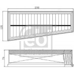 Febi Bilstein Φίλτρο Αέρα - 172765