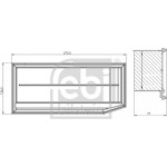 Febi Bilstein Φίλτρο Αέρα - 174599
