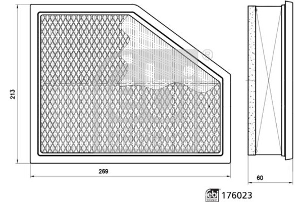 Febi Bilstein Φίλτρο Αέρα - 176023