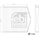 Febi Bilstein Φίλτρο, Αέρας Εσωτερικού Χώρου - 172904