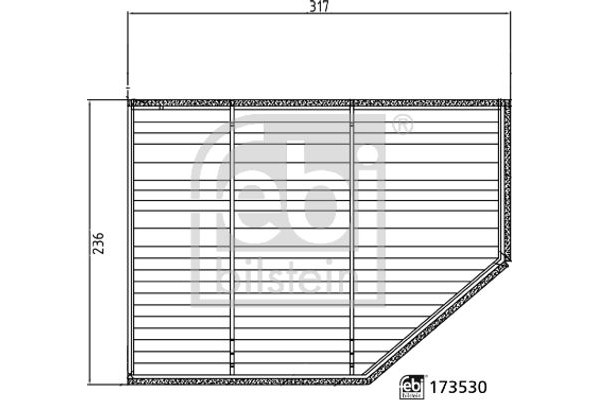 Febi Bilstein Φίλτρο, Αέρας Εσωτερικού Χώρου - 173530