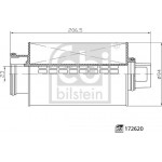 Febi Bilstein Φίλτρο, Αναπνοή Του Στροφαλοθάλαμου - 172620