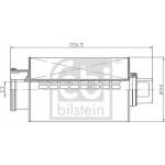 Febi Bilstein Φίλτρο, Αναπνοή Του Στροφαλοθάλαμου - 172620