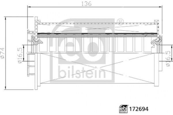 Febi Bilstein Φίλτρο Καυσίμου - 172694