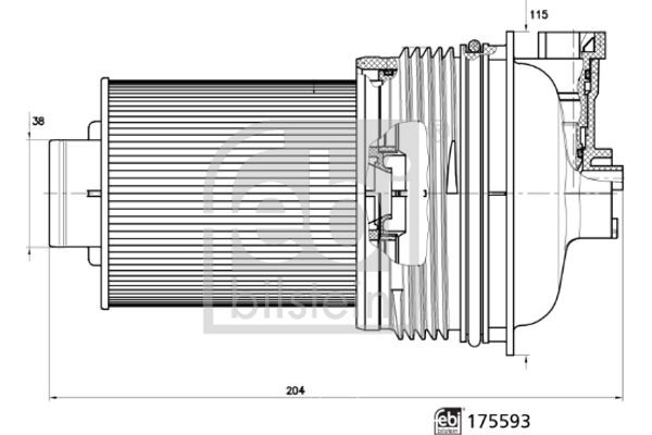 Febi Bilstein Φίλτρο Καυσίμου - 175593