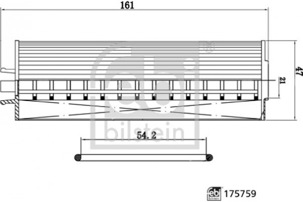 Febi Bilstein Φίλτρο Λαδιού - 175759