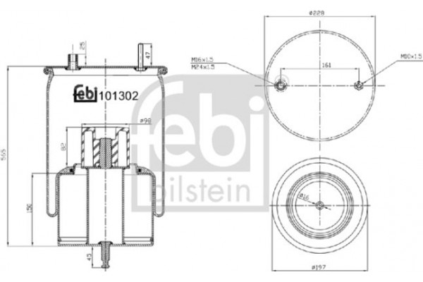 Febi Bilstein Φούσκα, Πνευματική Ανάρτηση - 101302