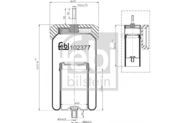 Febi Bilstein Φούσκα, Πνευματική Ανάρτηση - 102377