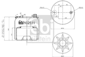 Febi Bilstein Φούσκα, Πνευματική Ανάρτηση - 102511