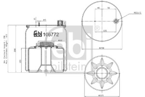Febi Bilstein Φούσκα, Πνευματική Ανάρτηση - 106772