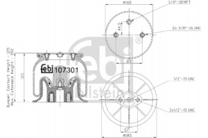 Febi Bilstein Φούσκα, Πνευματική Ανάρτηση - 107301