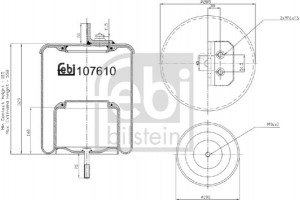 Febi Bilstein Φούσκα, Πνευματική Ανάρτηση - 107610