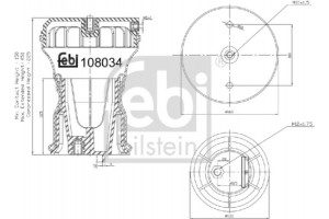 Febi Bilstein Φούσκα, Πνευματική Ανάρτηση - 108034