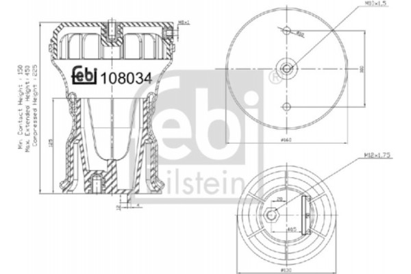 Febi Bilstein Φούσκα, Πνευματική Ανάρτηση - 108034