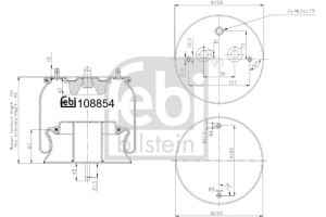 Febi Bilstein Φούσκα, Πνευματική Ανάρτηση - 108854