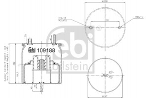 Febi Bilstein Φούσκα, Πνευματική Ανάρτηση - 109188