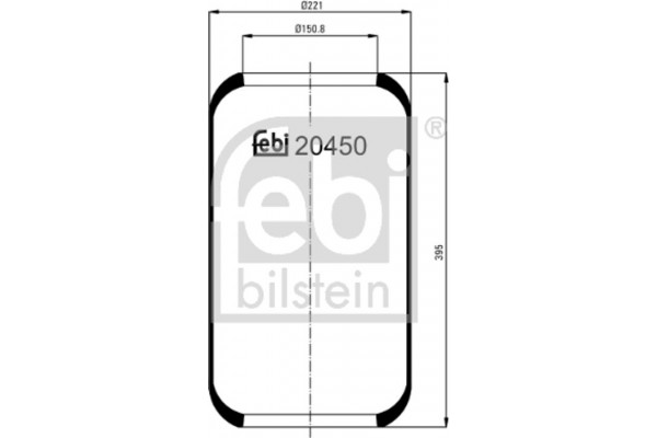 Febi Bilstein Φούσκα, Πνευματική Ανάρτηση - 20450