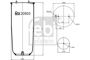 Febi Bilstein Φούσκα, Πνευματική Ανάρτηση - 20503