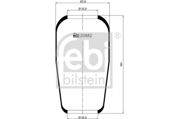 Febi Bilstein Φούσκα, Πνευματική Ανάρτηση - 20882