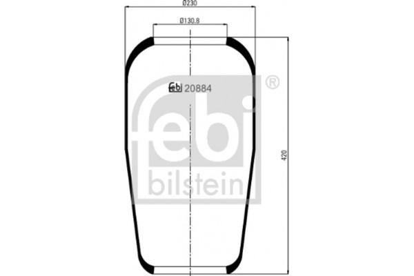 Febi Bilstein Φούσκα, Πνευματική Ανάρτηση - 20884