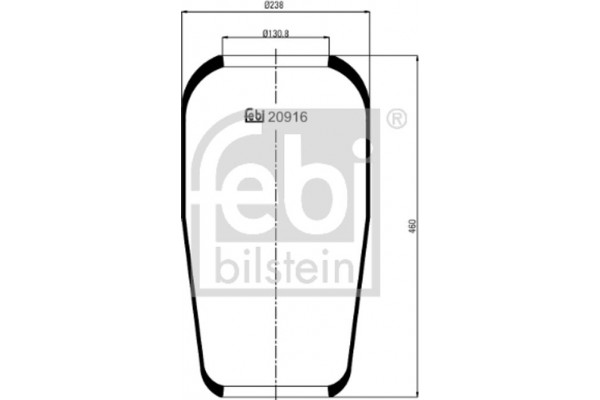 Febi Bilstein Φούσκα, Πνευματική Ανάρτηση - 20916