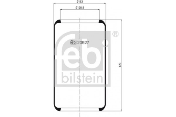 Febi Bilstein Φούσκα, Πνευματική Ανάρτηση - 20927 Febi Bilstein Φούσκα, Πνευματική Ανάρτηση - 20927