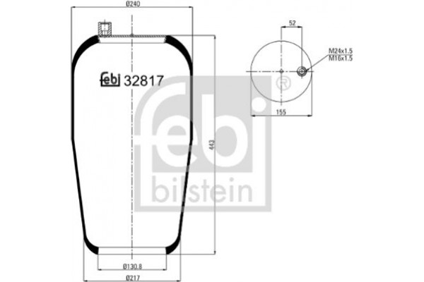 Febi Bilstein Φούσκα, Πνευματική Ανάρτηση - 32817