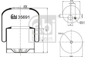 Febi Bilstein Φούσκα, Πνευματική Ανάρτηση - 35691