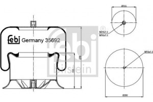 Febi Bilstein Φούσκα, Πνευματική Ανάρτηση - 35692