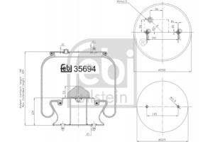 Febi Bilstein Φούσκα, Πνευματική Ανάρτηση - 35694