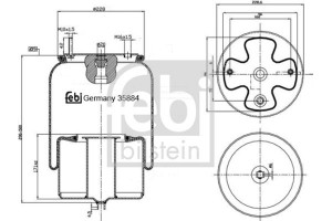 Febi Bilstein Φούσκα, Πνευματική Ανάρτηση - 35884