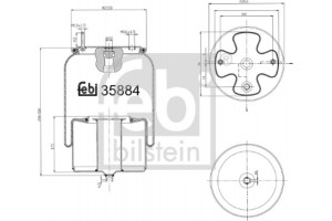 Febi Bilstein Φούσκα, Πνευματική Ανάρτηση - 35884