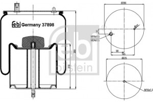 Febi Bilstein Φούσκα, Πνευματική Ανάρτηση - 37898