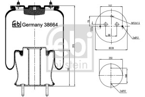 Febi Bilstein Φούσκα, Πνευματική Ανάρτηση - 38664
