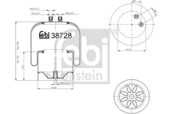 Febi Bilstein Φούσκα, Πνευματική Ανάρτηση - 38728