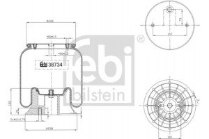 Febi Bilstein Φούσκα, Πνευματική Ανάρτηση - 38734