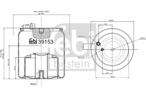Febi Bilstein Φούσκα, Πνευματική Ανάρτηση - 39153