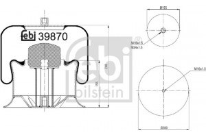 Febi Bilstein Φούσκα, Πνευματική Ανάρτηση - 39870