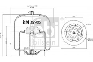 Febi Bilstein Φούσκα, Πνευματική Ανάρτηση - 39902