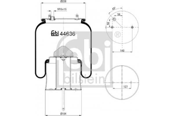 Febi Bilstein Φούσκα, Πνευματική Ανάρτηση - 44636